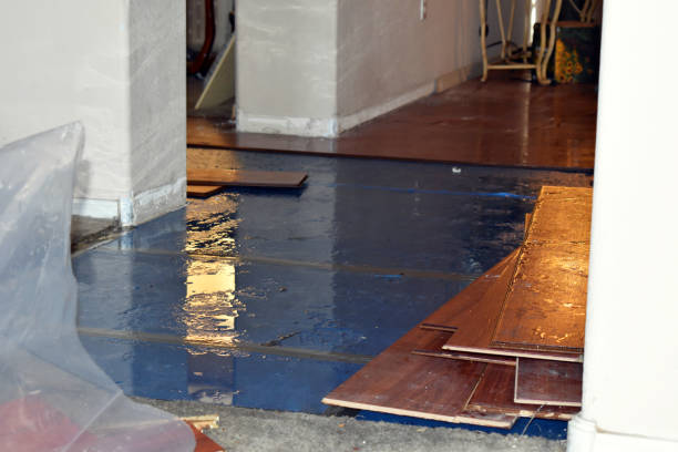 Professional Water Damage Restoration technician working in West Lebanon, NY